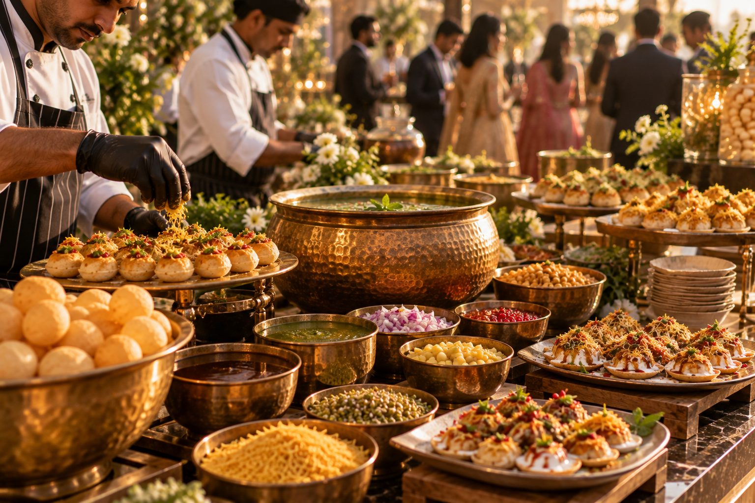 Chaat and Street Food Counter by Welcome Caterers in Pune