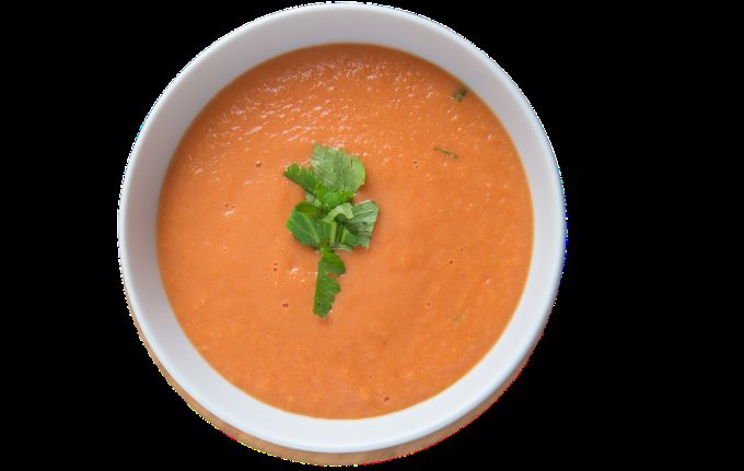 Creamy Tomato Basil Soup — Italian catering by Welcome Caterers in Pune