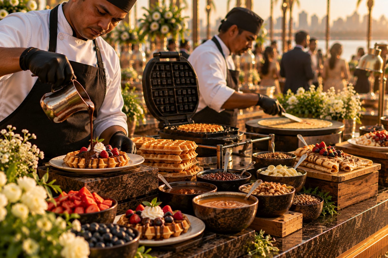 Waffle, Crepe and Pancake Counter by Welcome Caterers in Pune